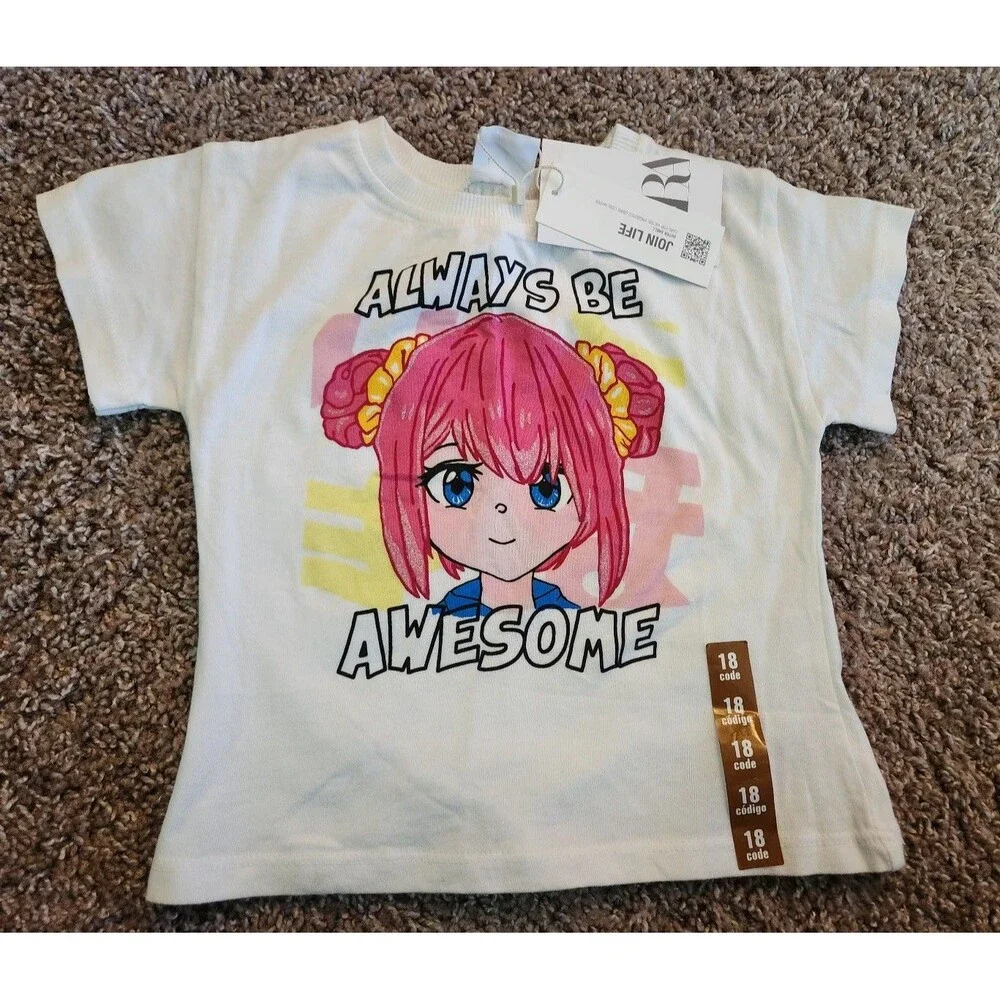 Zara girls t shirt size 12-18m